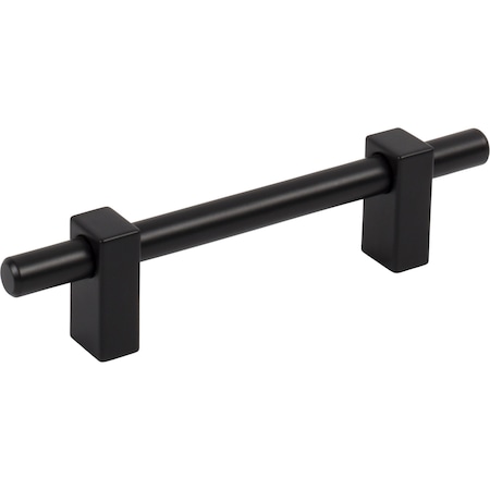 Jeffrey Alexander 96 Mm Center-To-Center Matte Black Larkin Cabinet Bar Pull 478-96MB